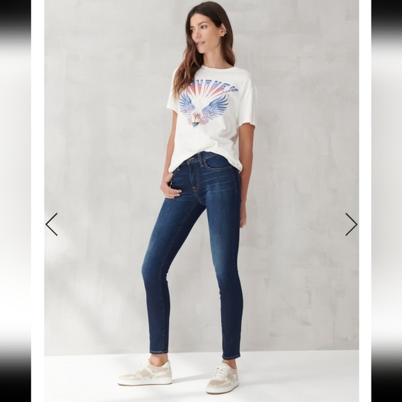 Lucky Brand Women's Ava Skinny Jean – Mid Rise, 28" Inseam, Slim Fit, Stretch Denim (Iowa Wash) - View #9